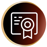 Home 3 Official certificate icon representing a CSLB licensed roofing contractor and Owens Corning preferred installer