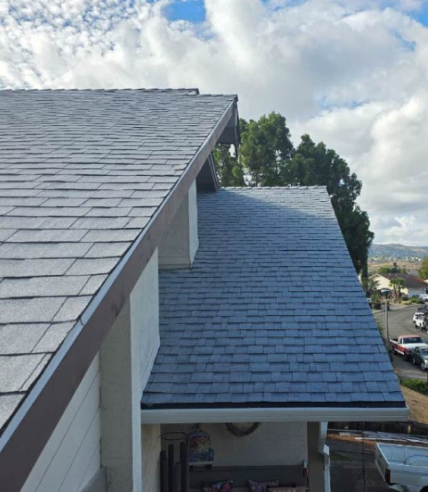 An Owens Corning Preferred roofing Contractor in davis, california, installing high-quality composition shingles as part of a complete roofing contractor in Davis remodel project.